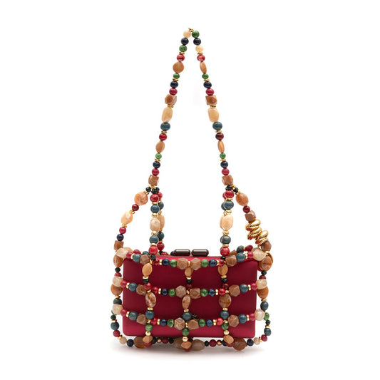 CLUTCH LUMA PEQUENA COLORS RUBI