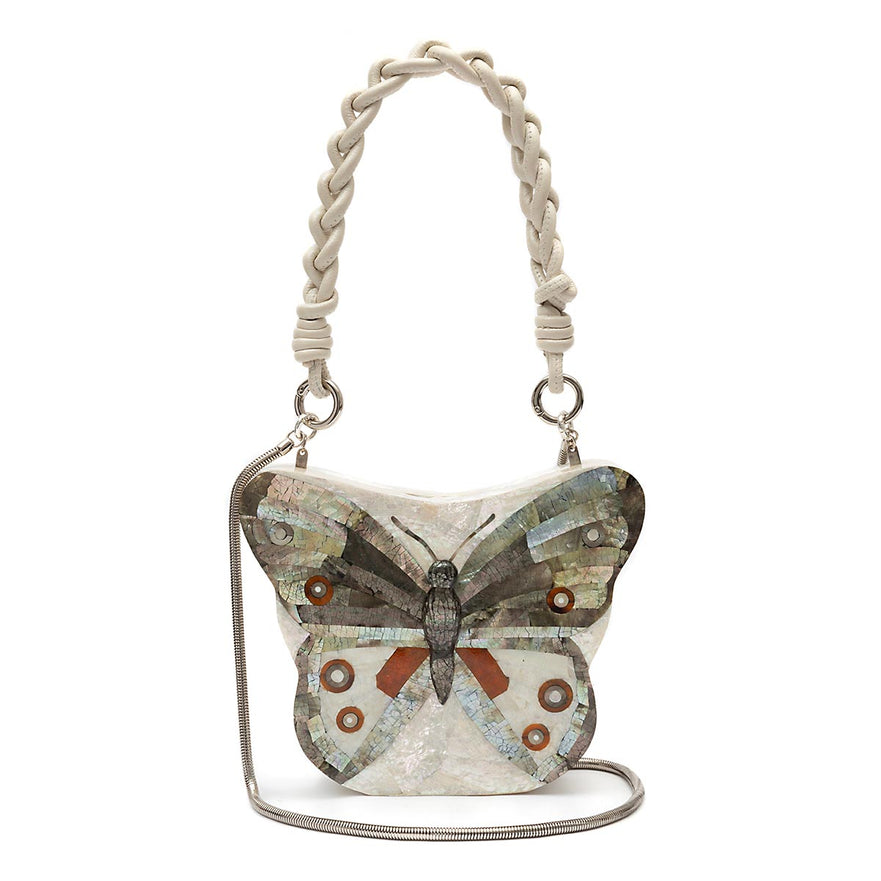 BOLSA CLUTCH MADREPÉROLA MÉDIA AURORA MADRECLARA