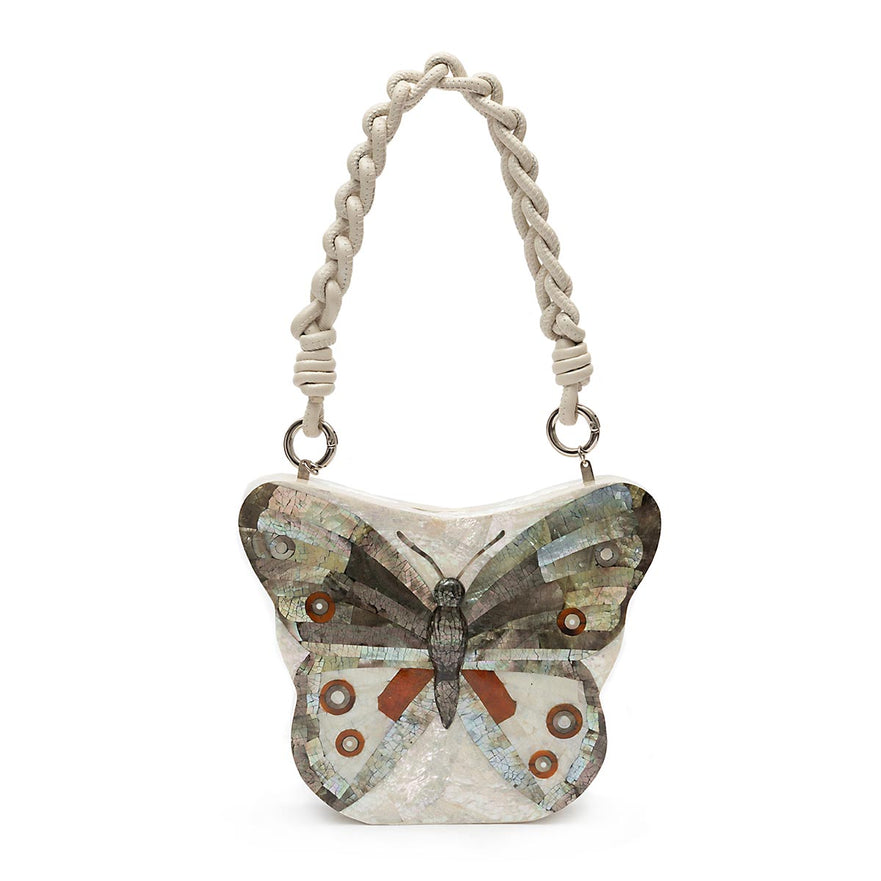 BOLSA CLUTCH MADREPÉROLA MÉDIA AURORA MADRECLARA