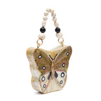 BOLSA CLUTCH MADREPÉROLA MÉDIA  BORBOLETA