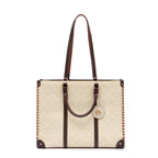 BOLSA SIRENA TOTE GRANDE MONOGRAMA CANVAS CREME