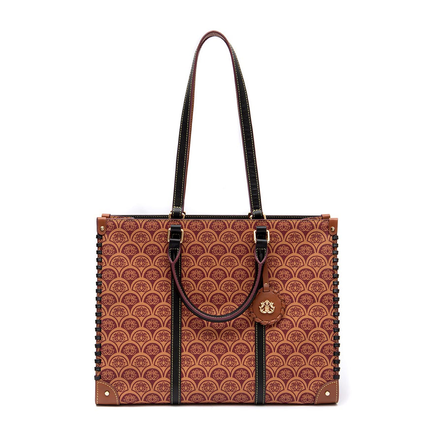 BOLSA TOTE SIRENA GRANDE CANVAS CARAMELO