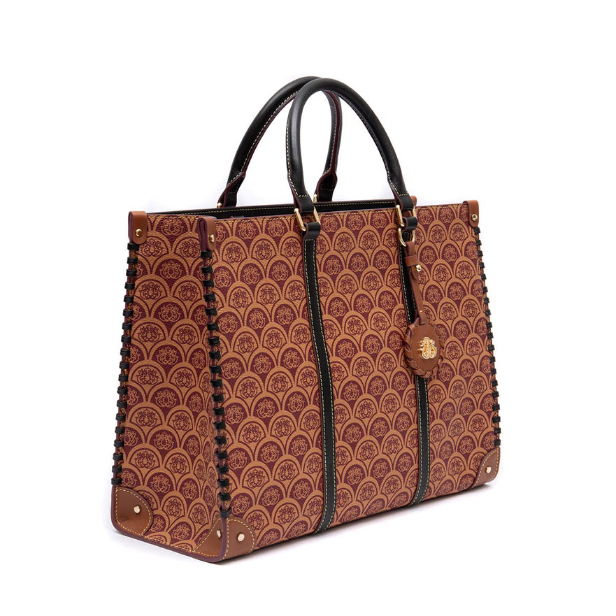 BOLSA TOTE SIRENA GRANDE CANVAS CARAMELO
