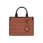 BOLSA TOTE SIRENA MINI MONOGRAMA CANVAS CARAMELO