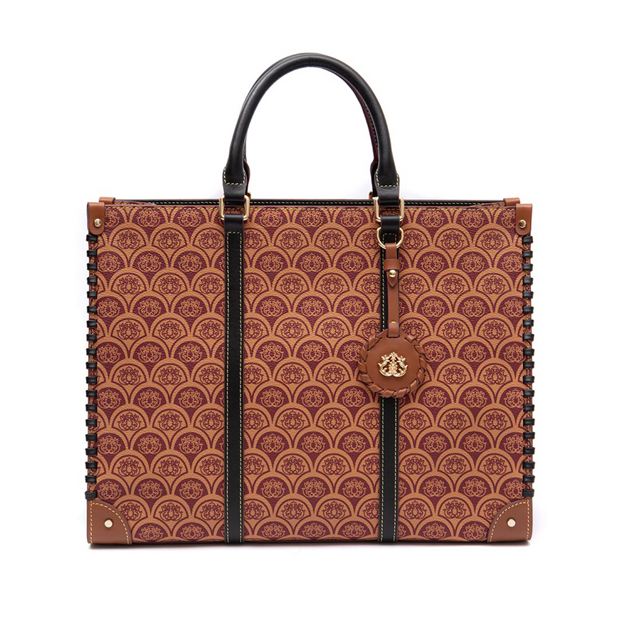 BOLSA TOTE SIRENA GRANDE CANVAS CARAMELO