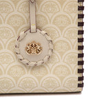 BOLSA TOTE SIRENA MINI   MONOGRAMA CANVAS CREME