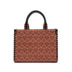 BOLSA TOTE SIRENA MINI MONOGRAMA CANVAS CARAMELO