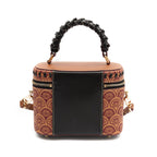 BOLSA VANITY SIRENA PEQUENA EM MONOGRAMA CANVAS CARAMELO
