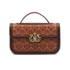 BOLSA BAGUETE SIRENA MÉDIA  MONOGRAMA CANVAS CARAMELO