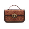 BOLSA BAGUETE SIRENA MÉDIA  MONOGRAMA CANVAS CARAMELO