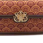 BOLSA BAGUETE SIRENA MÉDIA  MONOGRAMA CANVAS CARAMELO