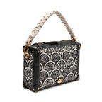 BOLSA TRUNK SIRENA PEQUENA JACQUARD PRETO
