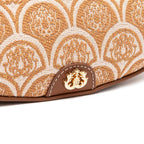 BOLSA HOBO SIRENA PEQUENA JACQUARD CARAMELO