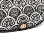 BOLSA HOBO SIRENA PEQUENA JACQUARD PRETO