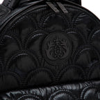MOCHILA PUFFER GRANDE  NYLON PRETO