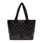 BOLSA TOTE PUFFER MAXI NYLON PRETO