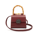 BOLSA TOP HANDLE MINI COURO CAVIAR CHERRY