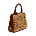 BOLSA ELIS MINI TOTE CROCHÊ NATURAL