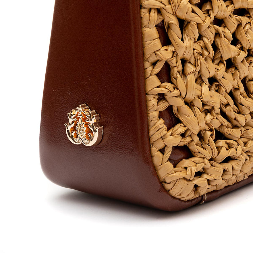 BOLSA ELIS MINI TOTE CROCHÊ NATURAL